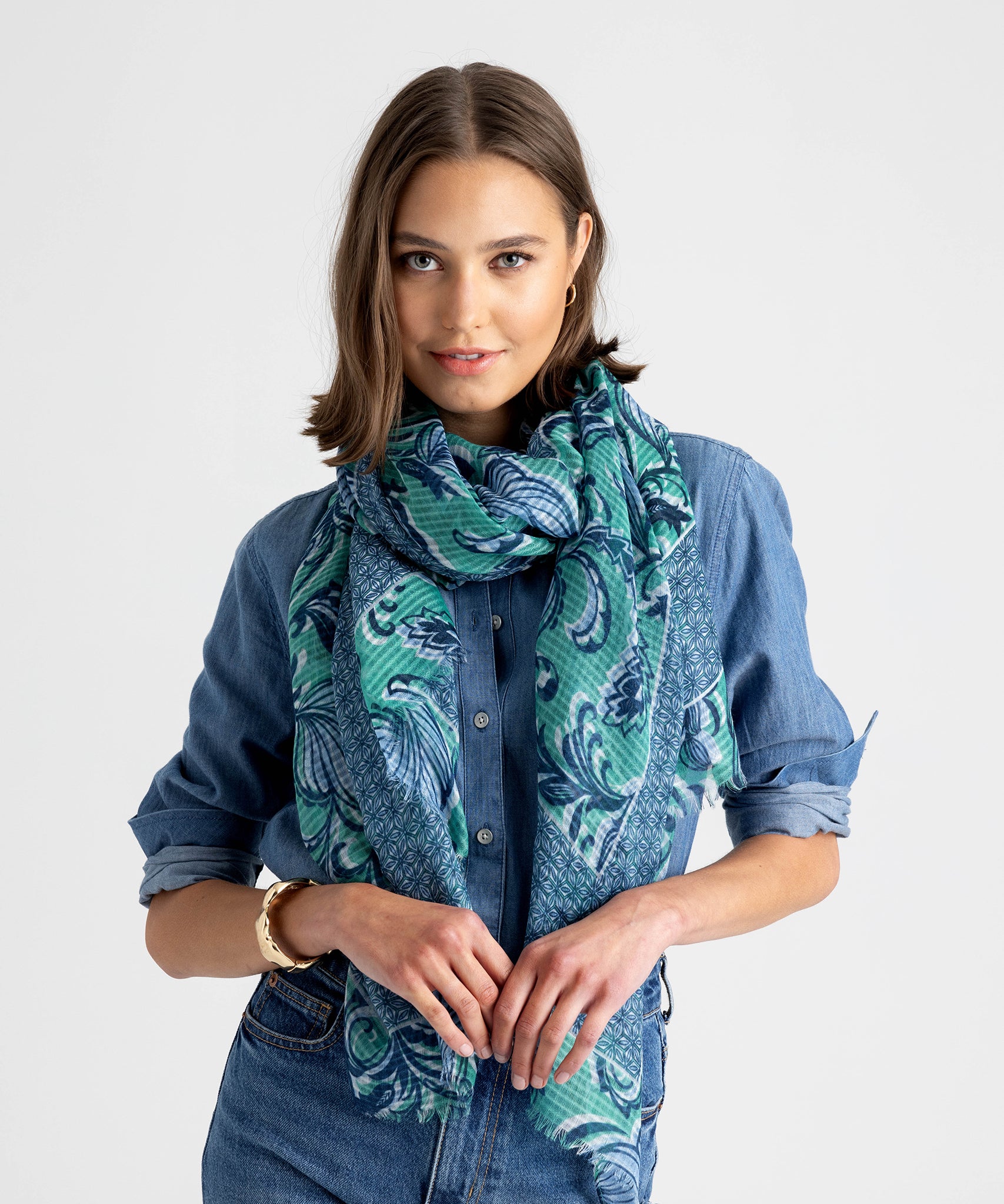 Tangled Vines Wrap - Stylish and Elegant Shawl for Women | Perfect for Weddings, Parties & Evening Events