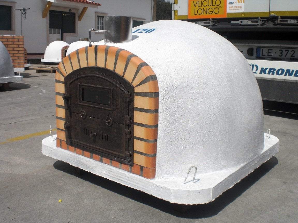 Premium Lisboa Brick Pizza Oven - Outdoor Wood Fired Pizza Maker for Backyard, Patio & Garden Cooking - Perfect for Authentic Italian Pizza, Bread & Baking