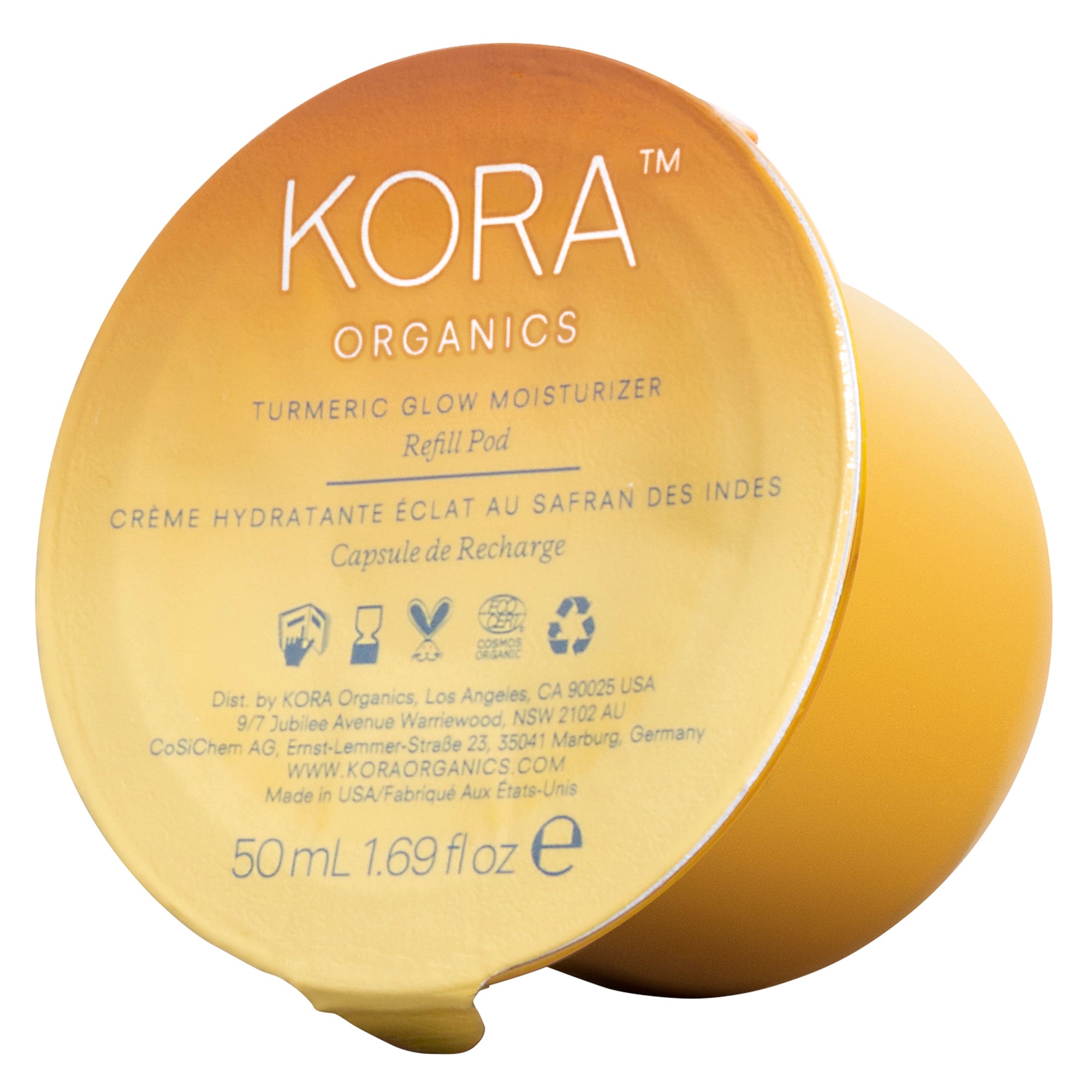 Organic Turmeric Glow Moisturizer for Face - Brightening & Hydrating Cream with Anti-Aging Benefits - Perfect for Dry, Dull Skin & Daily Skincare Routine