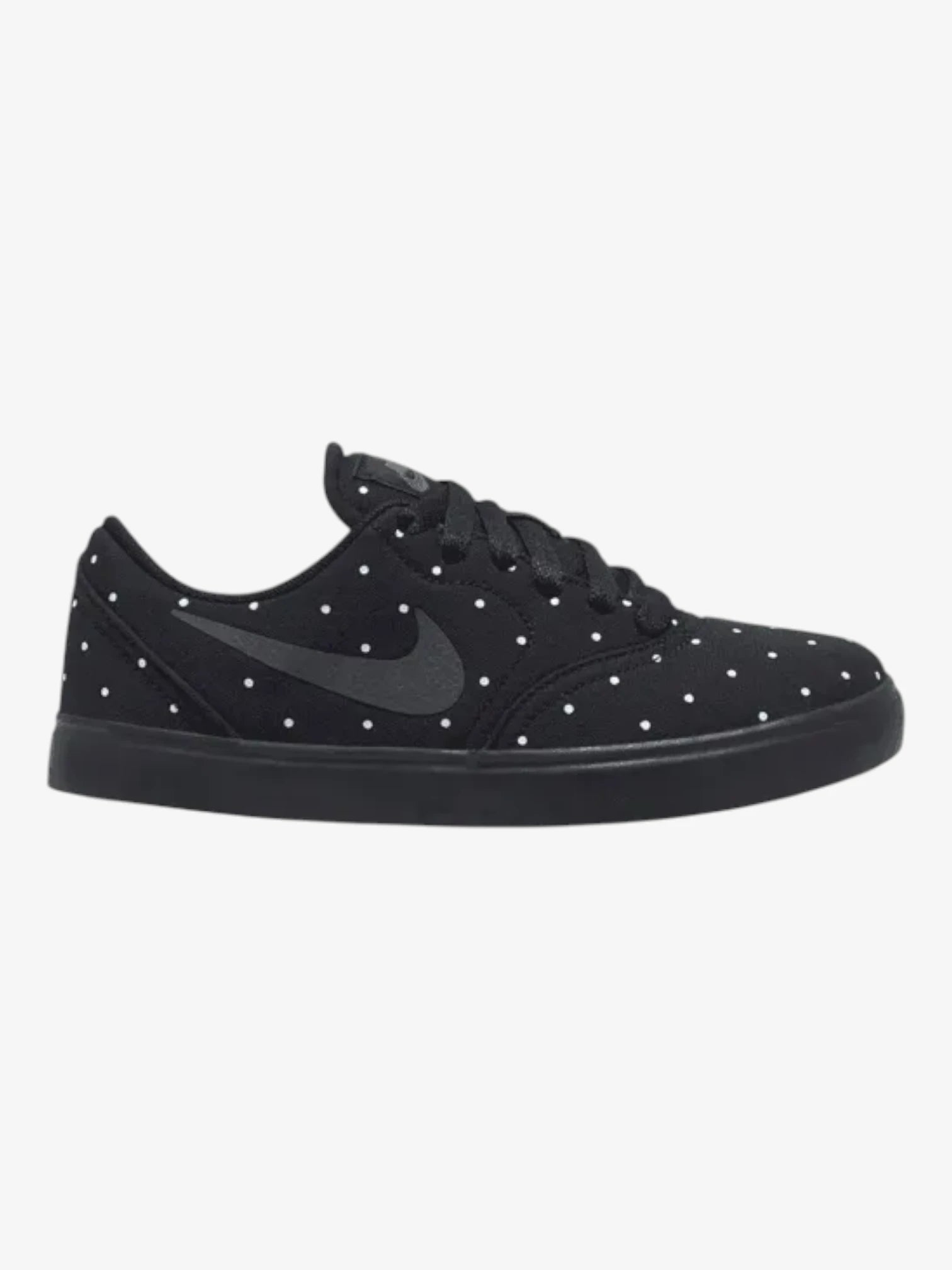 Nike SB Check Premium Print 1 GS Skateboarding Shoes - Black | Comfortable & Durable for Skateboarding, Casual Wear & Street Fashion