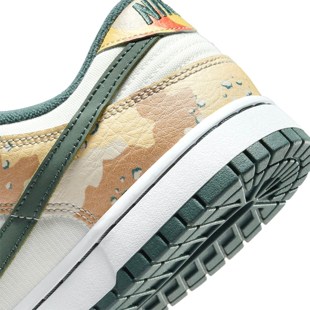 Nike Dunk Low Sail Multi Camo Sneakers - Men's & Women's Casual Shoes for Streetwear, Skateboarding & Everyday Fashion