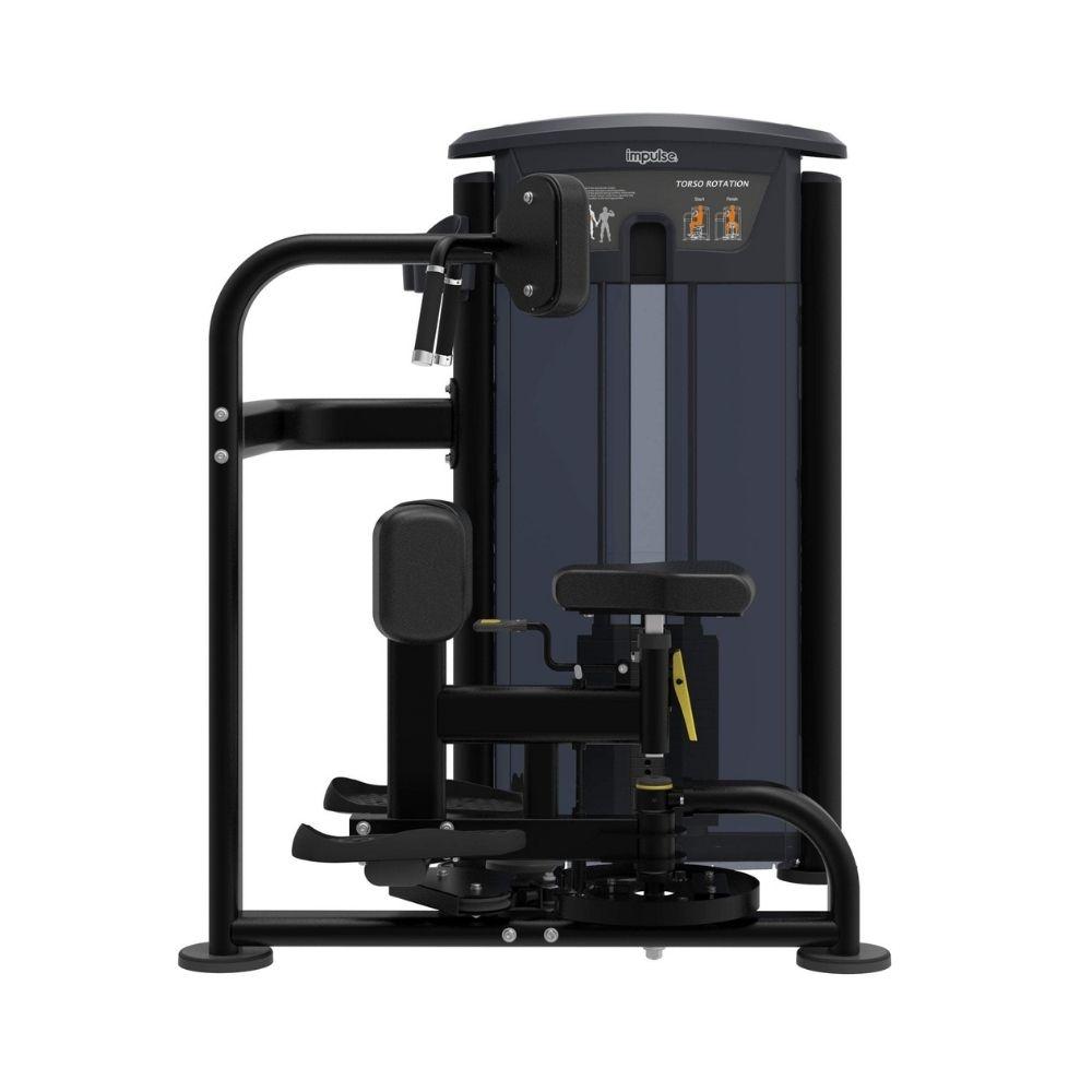 Impulse Torso Rotation Machine - 200lb Weight Stack - Home & Gym Core Workout Equipment for Strength Training & Fitness