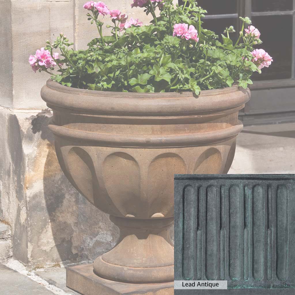 Campania International Augusta Urn - Elegant Outdoor Garden Urn for Flowers, Plants & Decor | Perfect for Patio, Porch, Cemetery & Memorial Displays