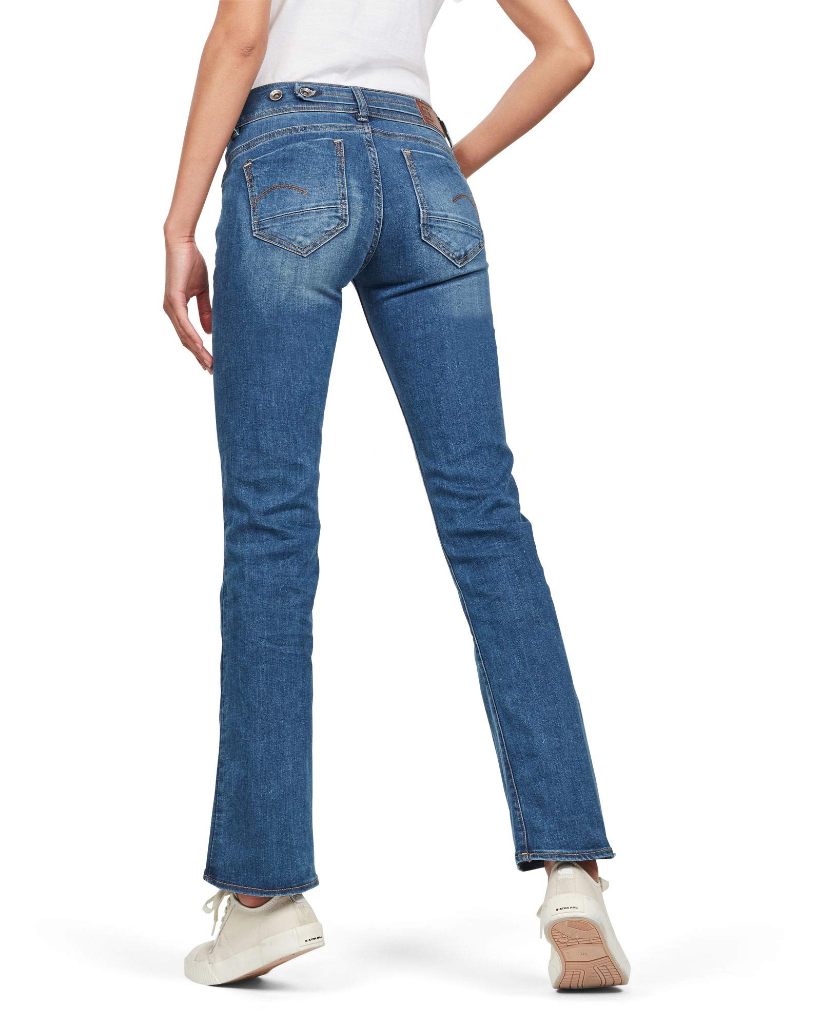 G-Star Women's Midge Bootcut Jeans - High Waist Stretch Denim Pants for Casual & Night Out | Perfect for Everyday Wear, Office & Date Nights