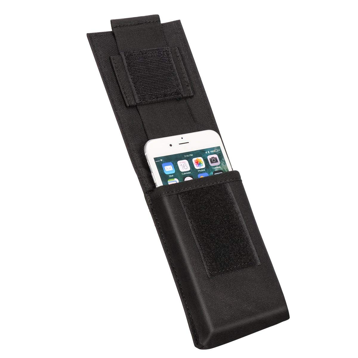 IronSeals Tactical MOLLE Phone Pouch Holster - Waist Belt Pouch with Quick Release Tab for iPhone 16 Pro Max/16 Pro/16/15 Pro Max/14 Pro Max/13 Pro Max/12 Pro Max/11 Pro Max - Perfect for Hiking, Camping & Outdoor Adventures