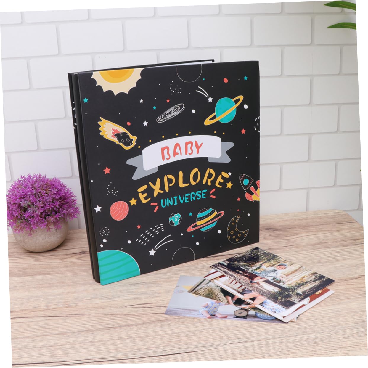 iFundom 2-Pack Scrapbook Photo Albums - Baby Memory Book, Wedding Album, Family Photo Organizer for Preserving Childhood Moments, Travel Memories & Special Events