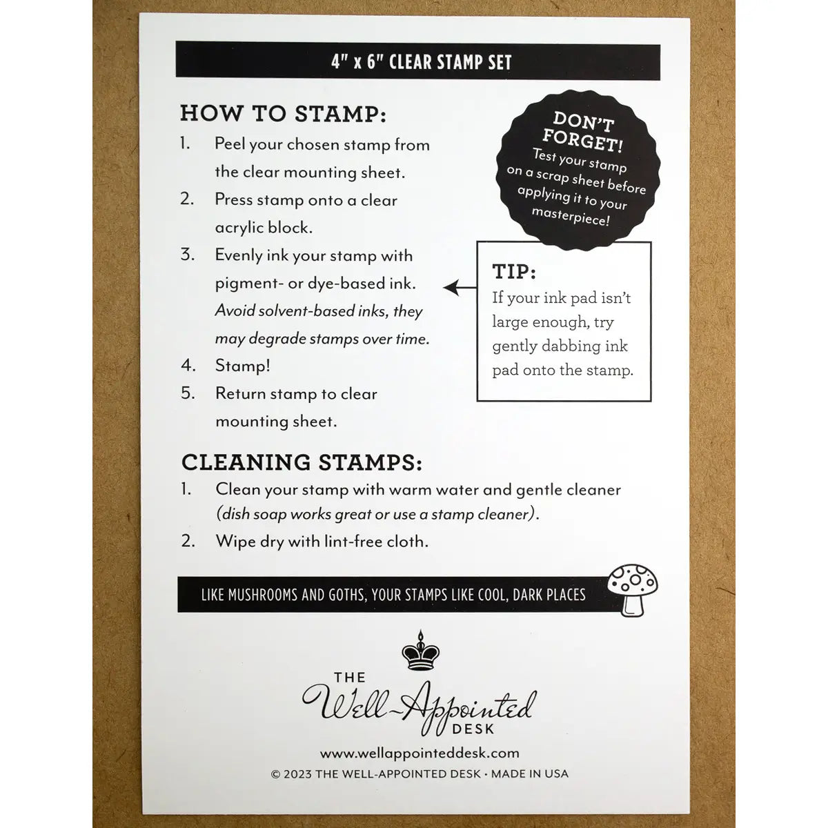 4x6 Clear Stamp Set with 16 Designs - Perfect for Scrapbooking, Card Making, and DIY Crafts