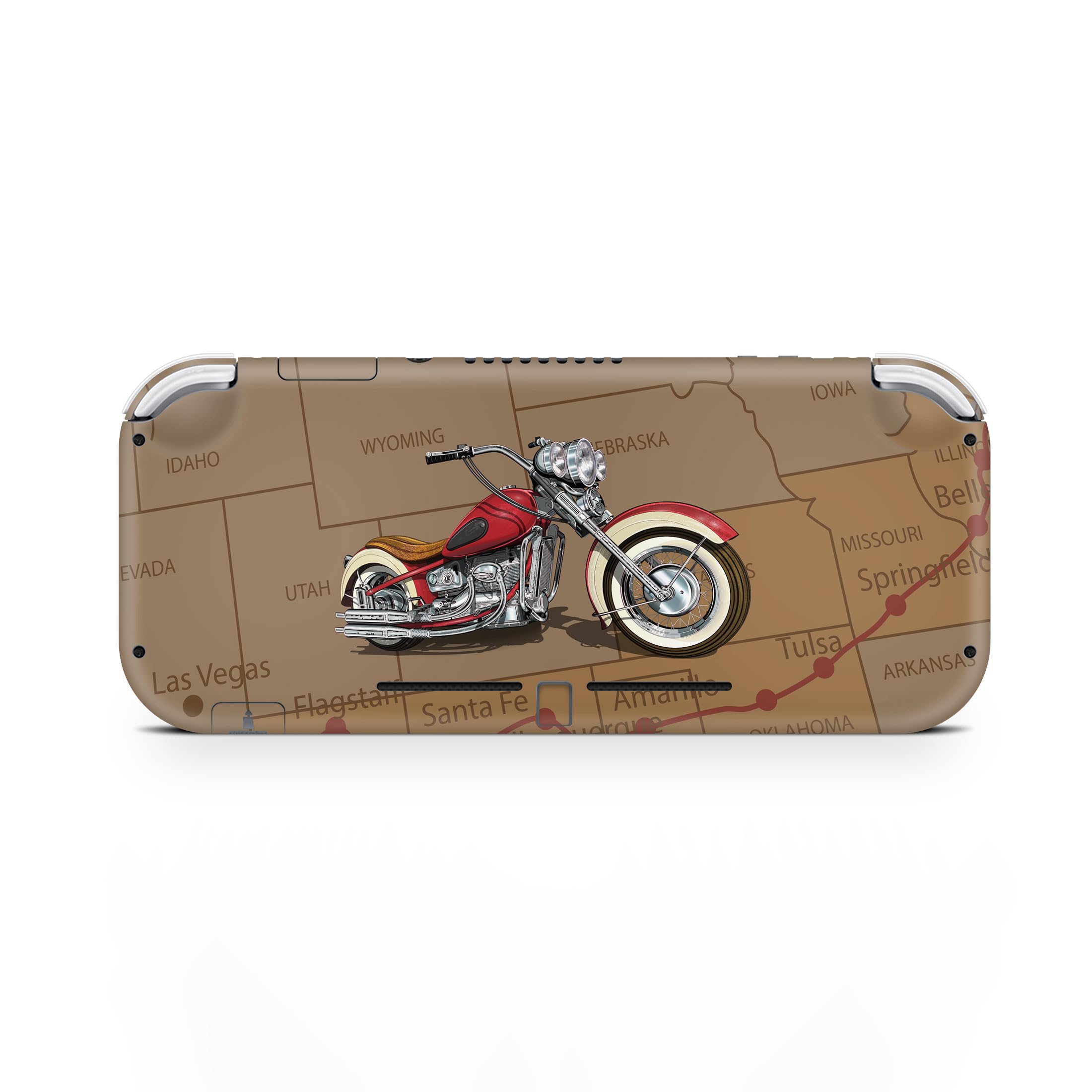 Retro Decal Skin for Nintendo Switch Lite - Premium 3M Vinyl Full Wrap, Custom Design Cover Compatible with Switch Lite - Perfect for Gaming, Travel, and Personalizing Your Console