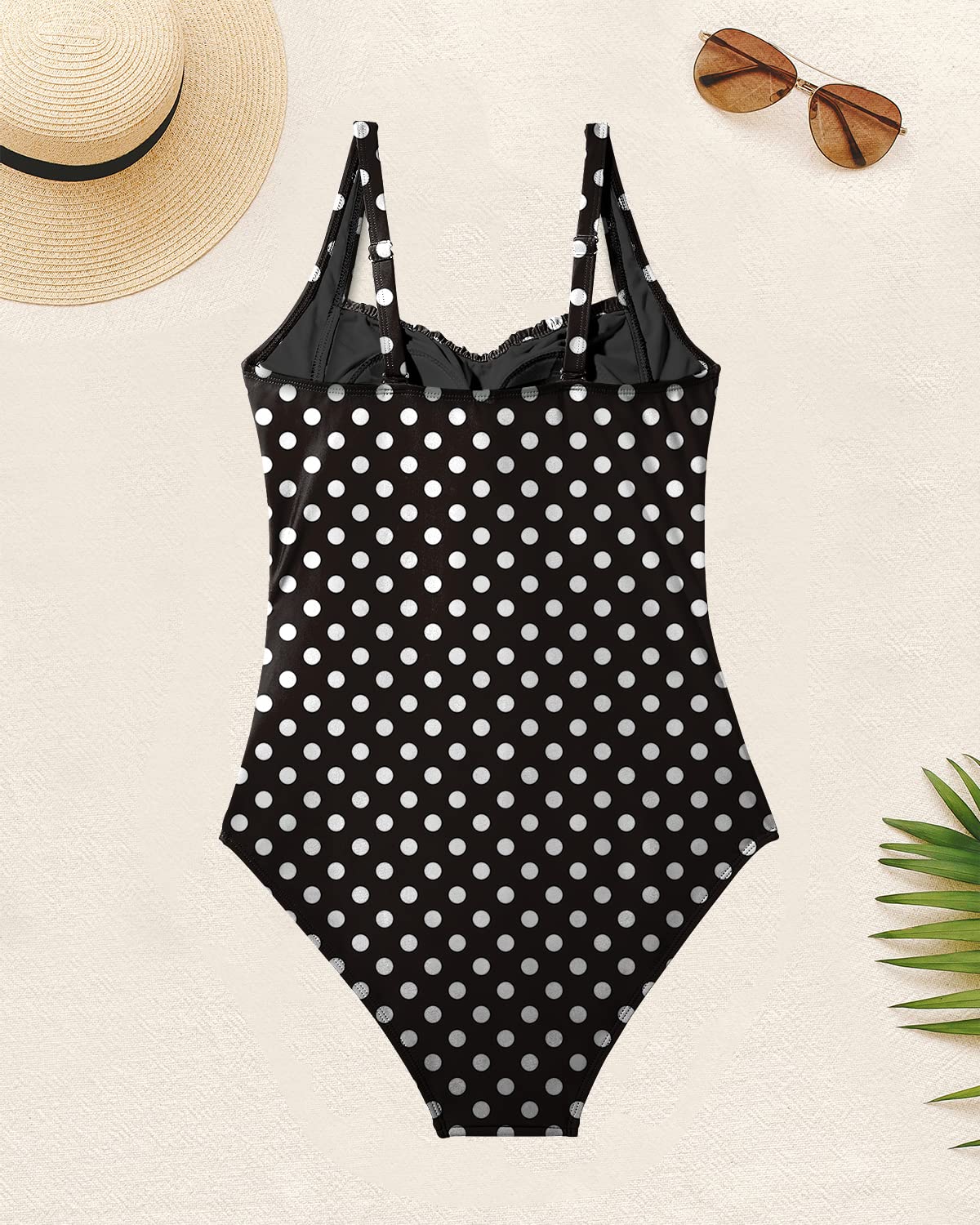 **Aqua Eve One Piece Bathing Suit for Women - Tummy Control Swimsuit, Slimming Vintage Swimwear - Perfect for Beach, Pool & Vacation**