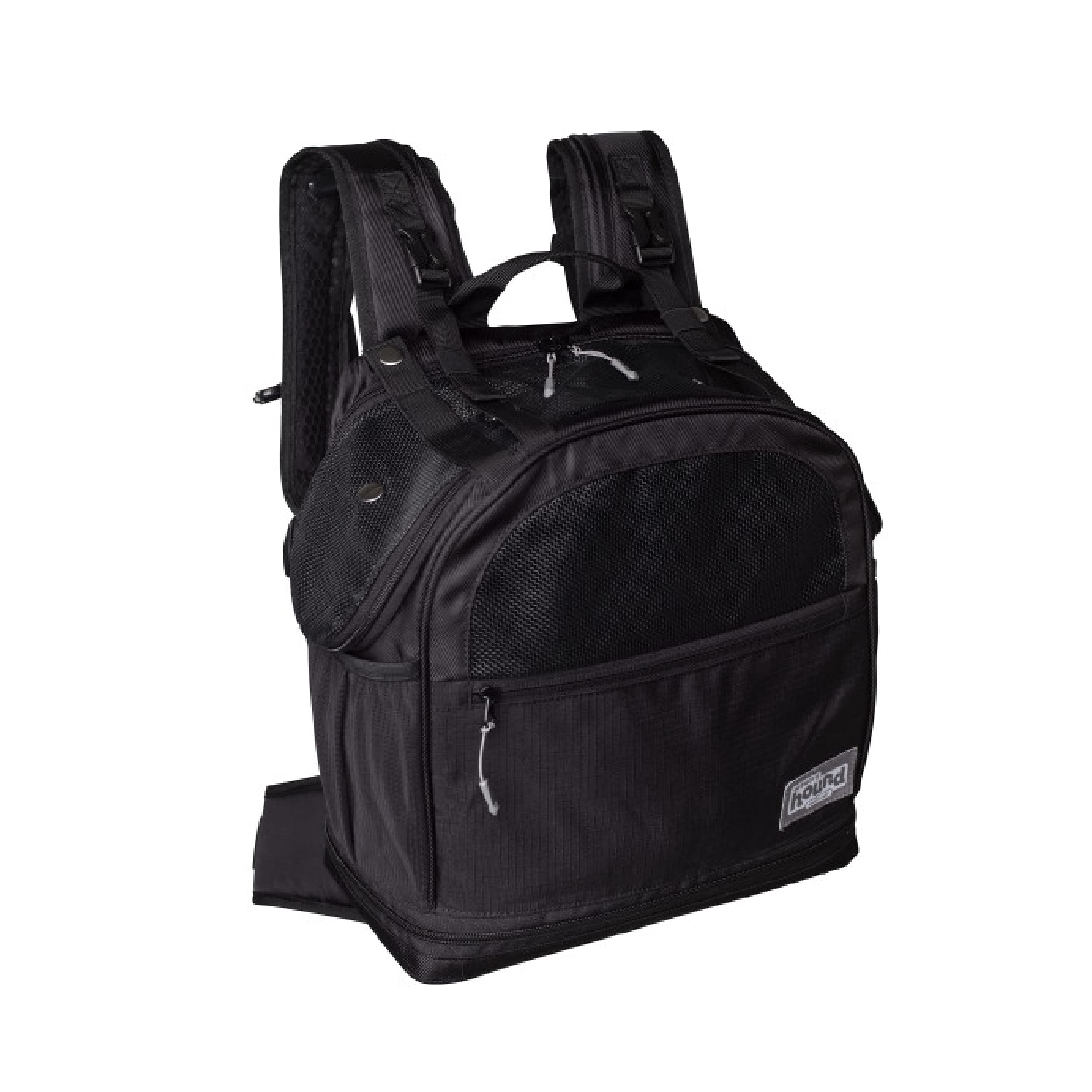 Outward Hound PupPak 2-in-1 Dog Carrier Backpack for Small Dogs - Adjustable, Ventilated Pet Travel Bag - Perfect for Hiking, Air Travel & Daily Commutes (Black, One Size)
