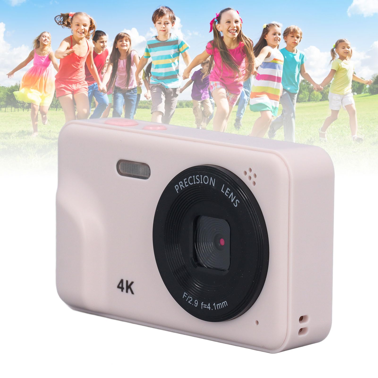 4K Vlogging Camera with 2.0 Inch IPS Screen - Portable Digital Camera for YouTube, Travel & Outdoor Adventures - Perfect for Content Creators, Vloggers & Travel Enthusiasts