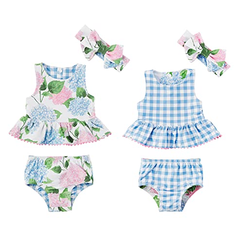 Hydrangea/Gingham