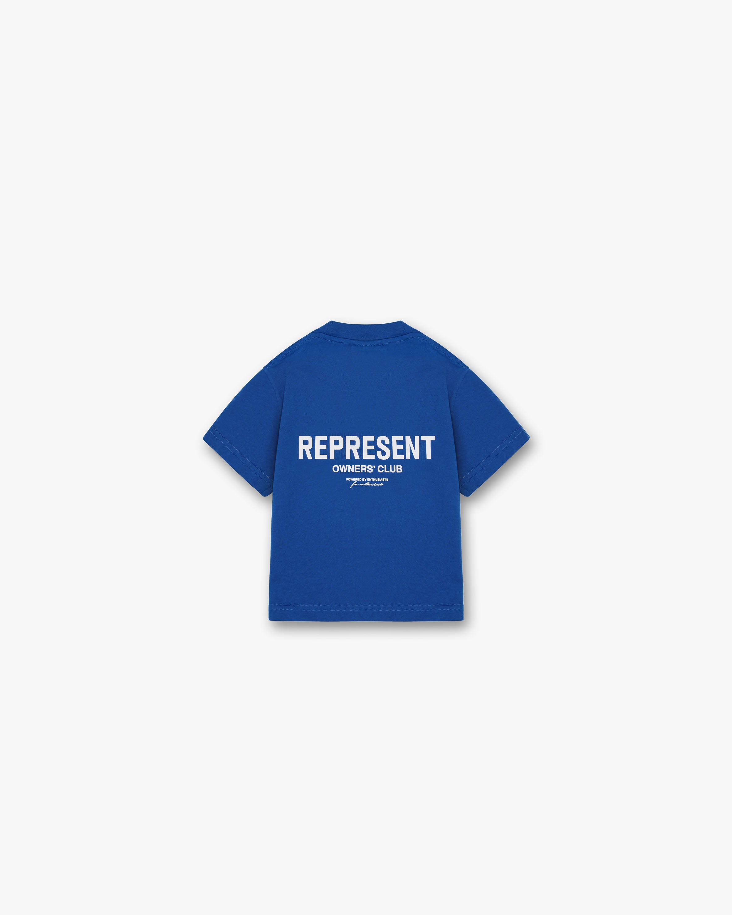 Represent Mini Owners Club T-Shirt - Cobalt Blue Cotton Tee for Women | Casual Wear, Street Style, Everyday Outfits
