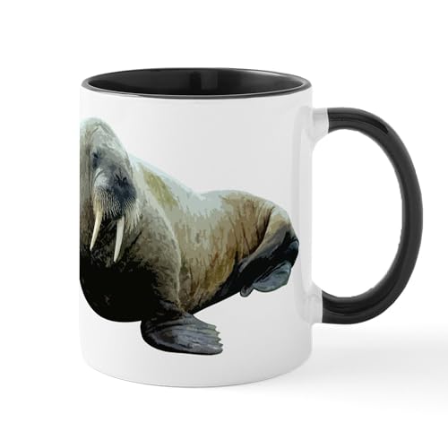 White/Black Inside - Walrus Mug