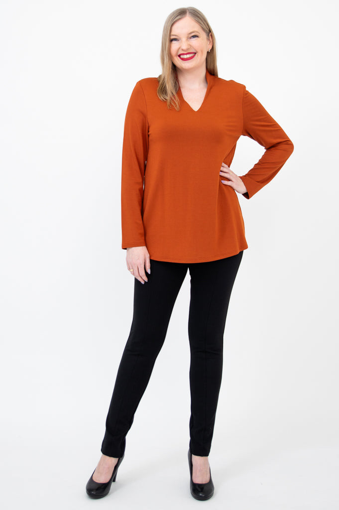 Chimmy Top - Copper & Bamboo Design | Stylish Home Decor for Living Room, Bedroom, or Office