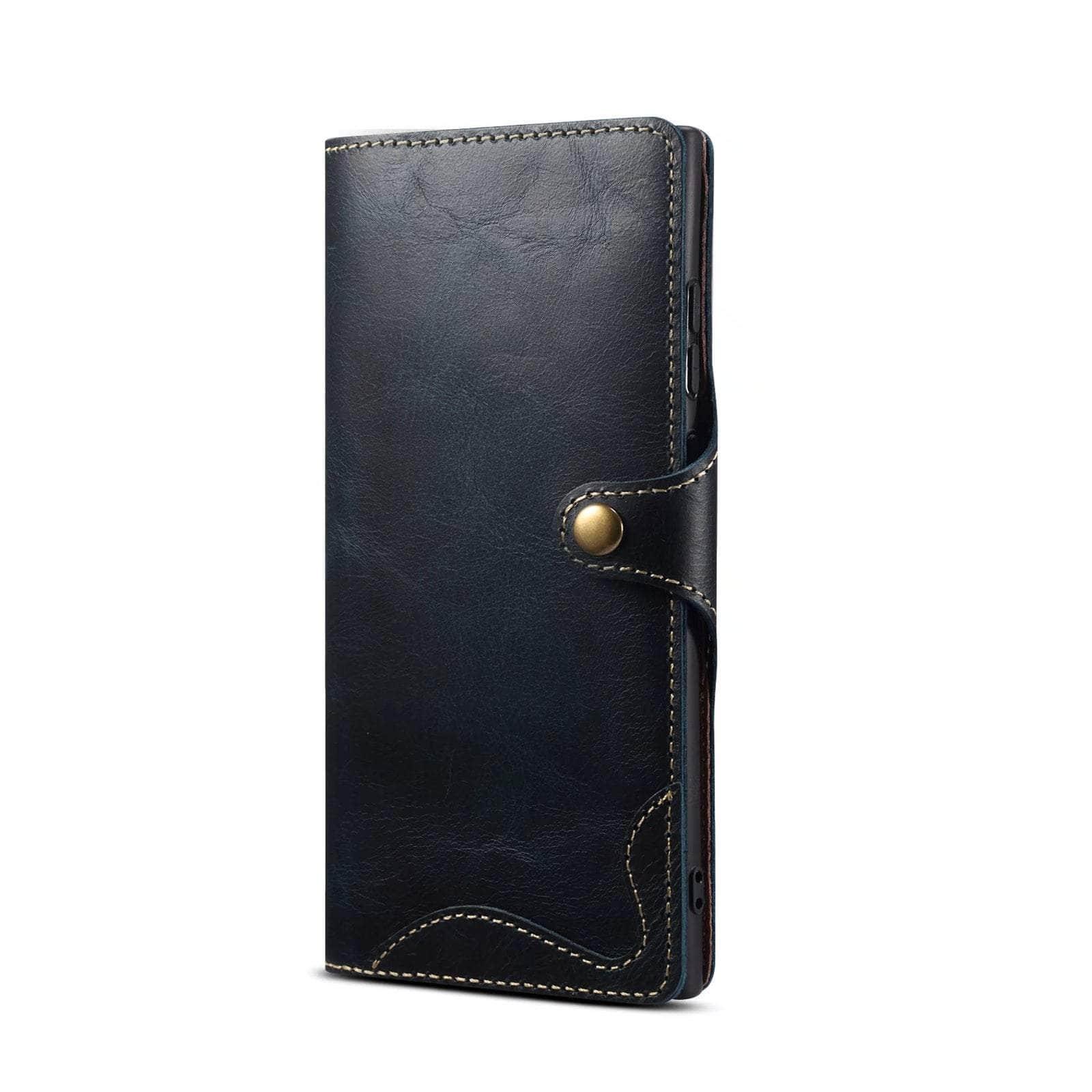 Premium Real Cowhide Leather Case for Samsung Galaxy S23 Plus - Durable Protection & Stylish Design for Everyday Use & Business Professionals
