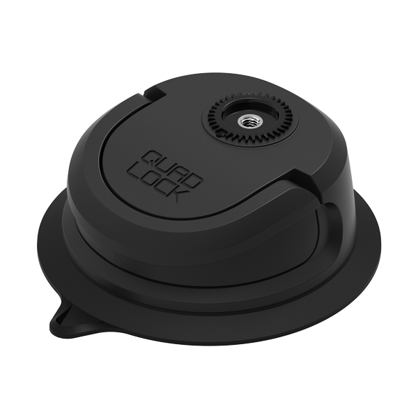 Quad Lock 360° Rotating Suction Cup Mount for Phones - Secure Car Dashboard & Windshield Phone Holder for Driving, Cycling & Navigation