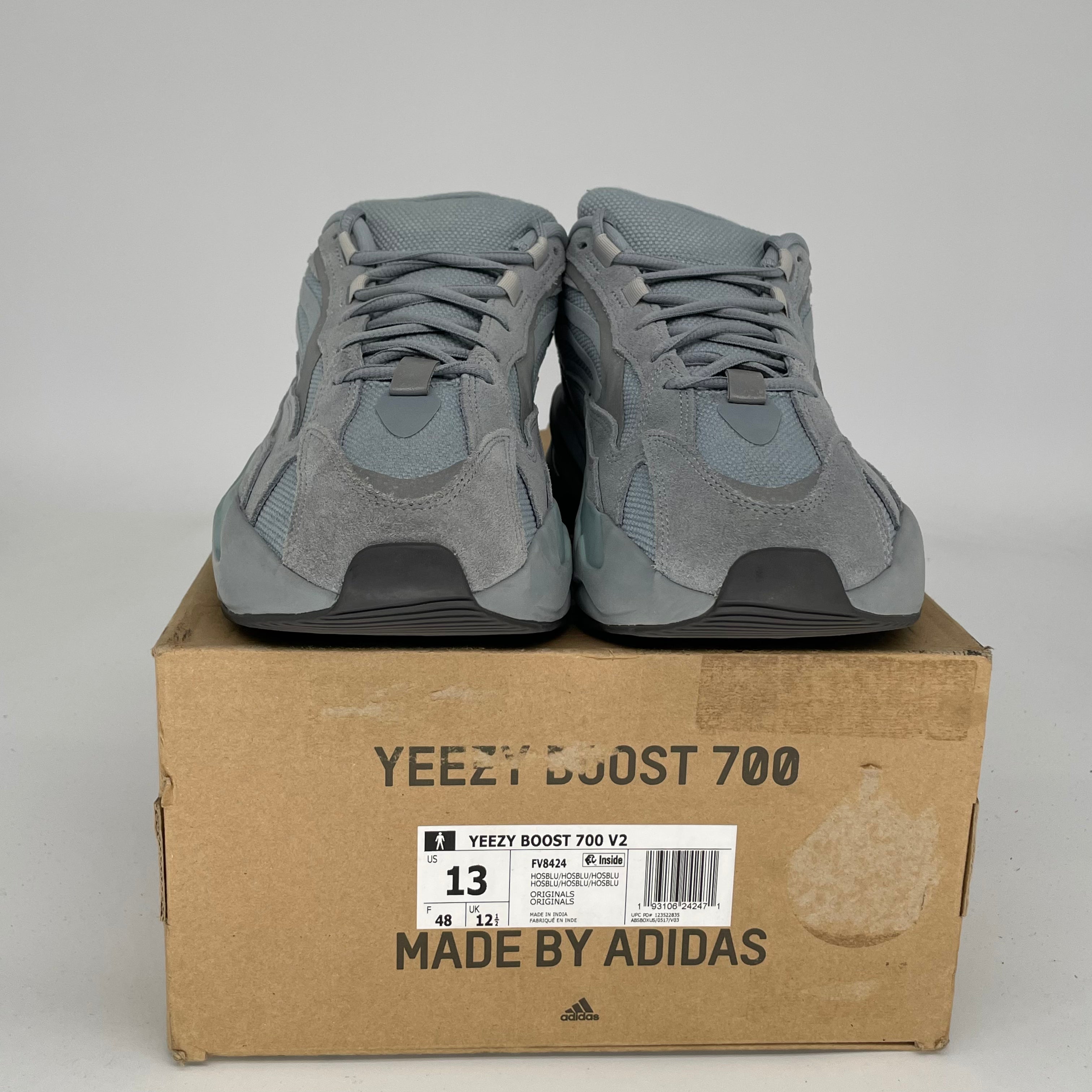 Adidas Yeezy Boost 700 V2 'Hospital Blue' Men's Sneakers - Size 13 (FV8424) | Comfortable Running Shoes for Casual Wear & Street Style Fashion