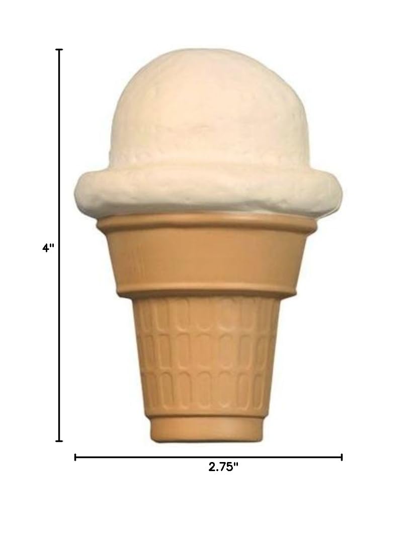 ARIEL Ice Cream Cone Stress Relief Toy - Squeezable & Fun Anxiety Relief for Kids & Adults - Perfect for Office, School & Home Use