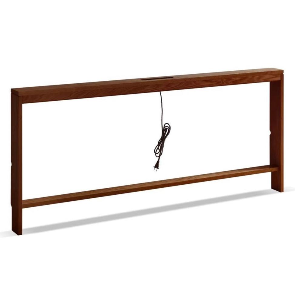 59x3.9x26.7 inch / 150x10x68 cm / Walnut color / storage rack depth