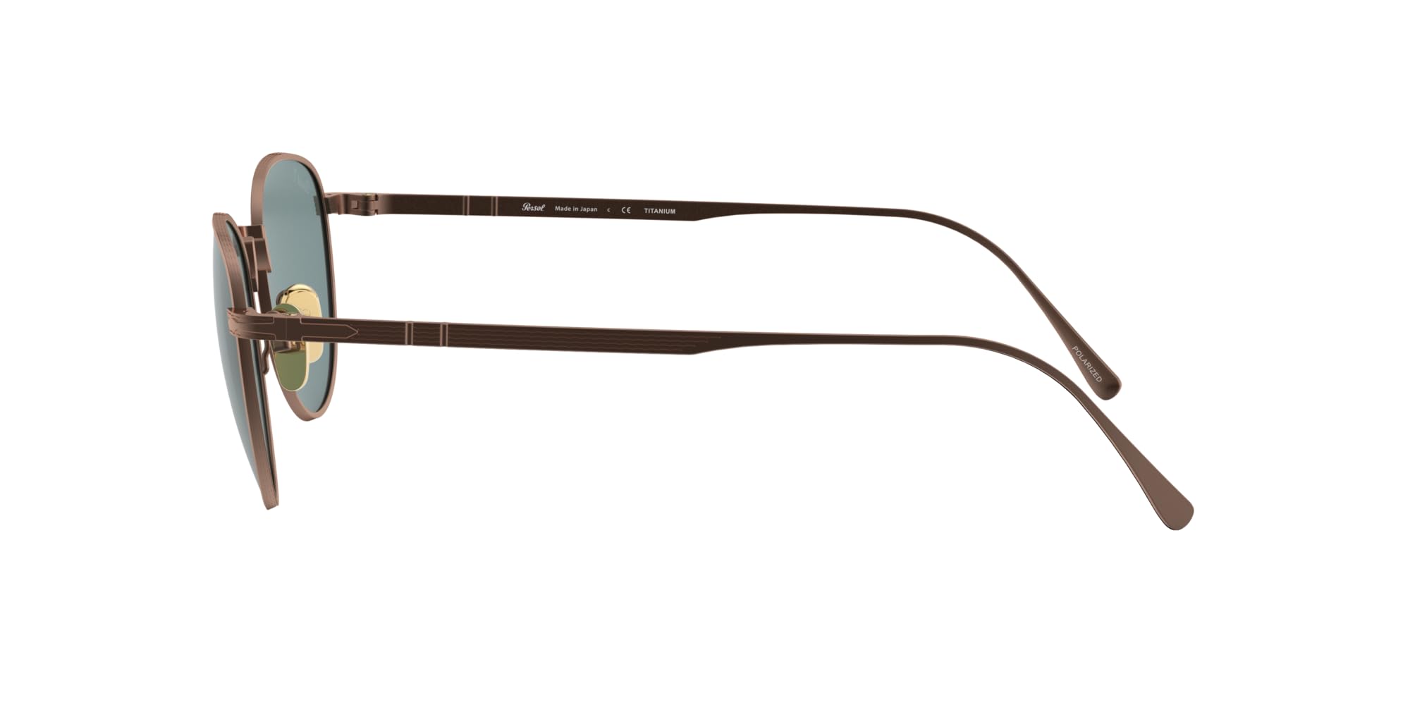 Persol PO5002ST Round Sunglasses for Men & Women - Classic Retro Polarized UV Protection Lenses - Perfect for Driving, Travel & Outdoor Activities