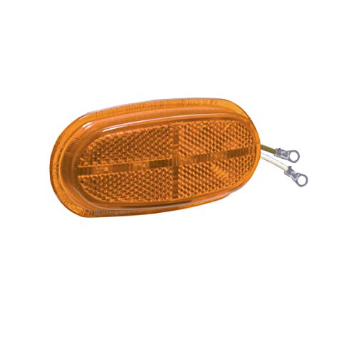 Amber LED Lens Insert for 200 Series Lamps - 6 Diode High-Intensity Light Upgrade | Perfect for Automotive, Marine & Emergency Vehicle Lighting
