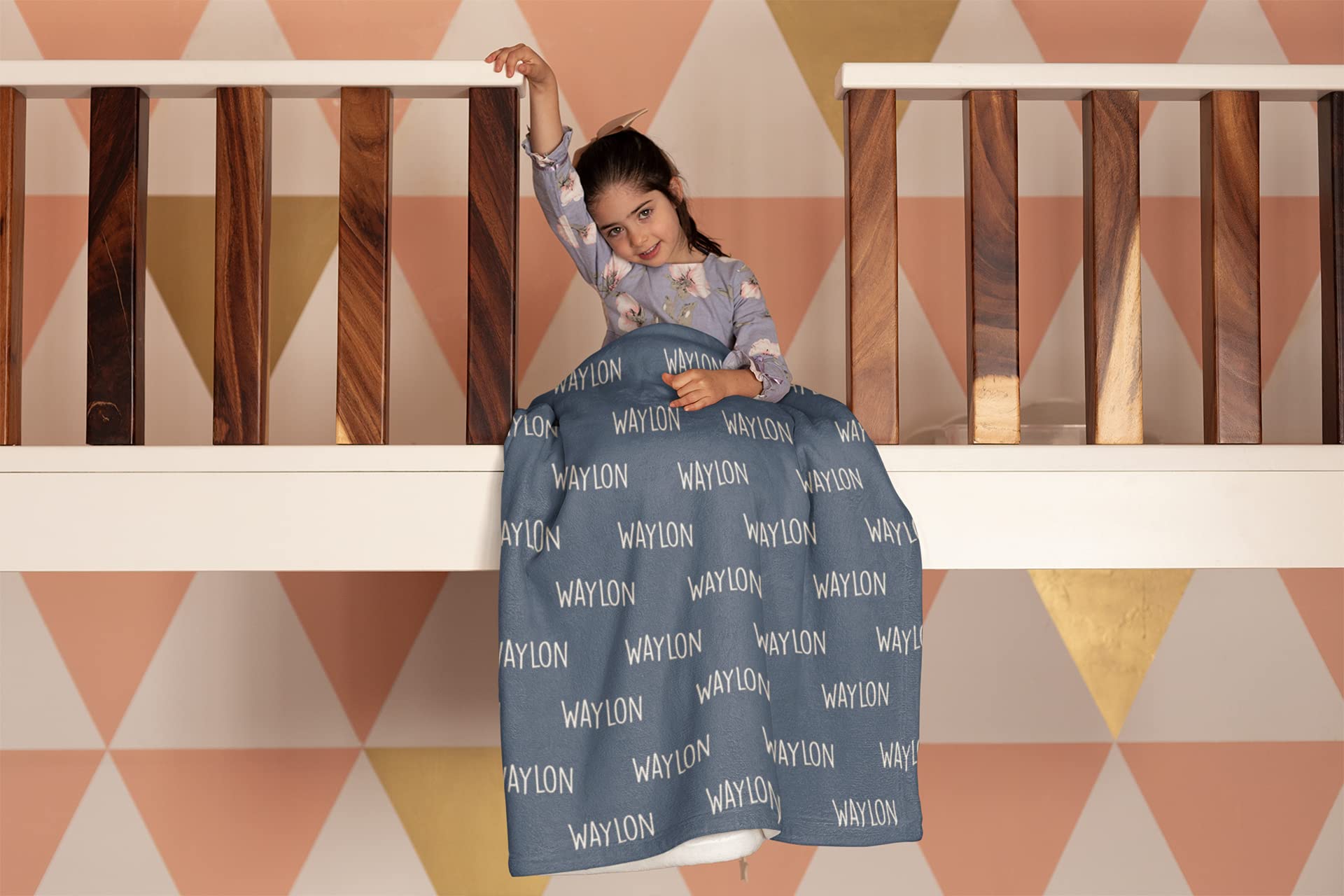 Personalized Name Blankets for Baby, Kids & Adults - Custom Throw Blankets for Mom, Grandma & Family - Soft Baby Blankets with Names for Newborns, Infants, Toddlers & Kids - Perfect for Nursery, Bedroom, Couch & Gift Giving