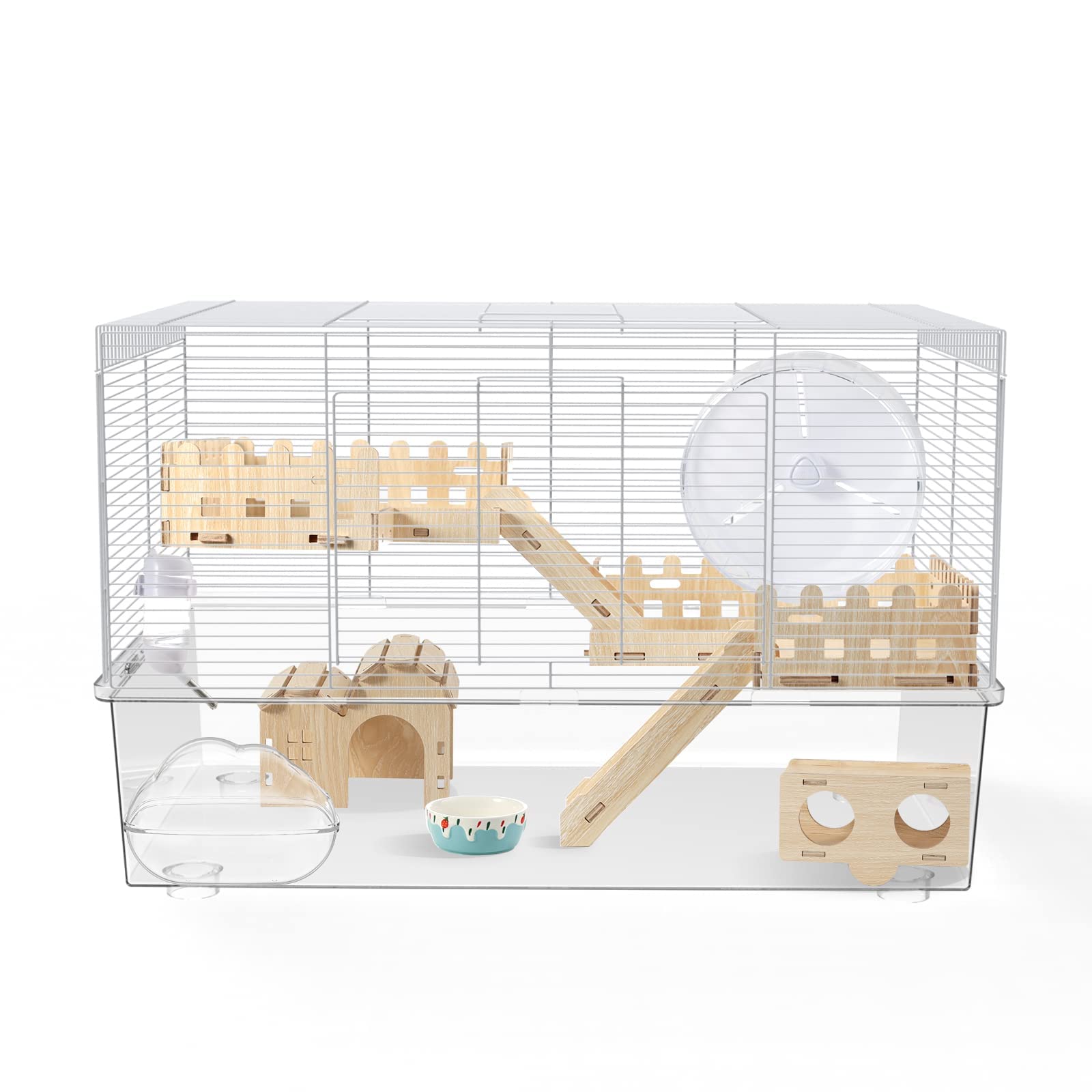 BUCATSTATE Large Hamster Cage with Accessories - 24.4
