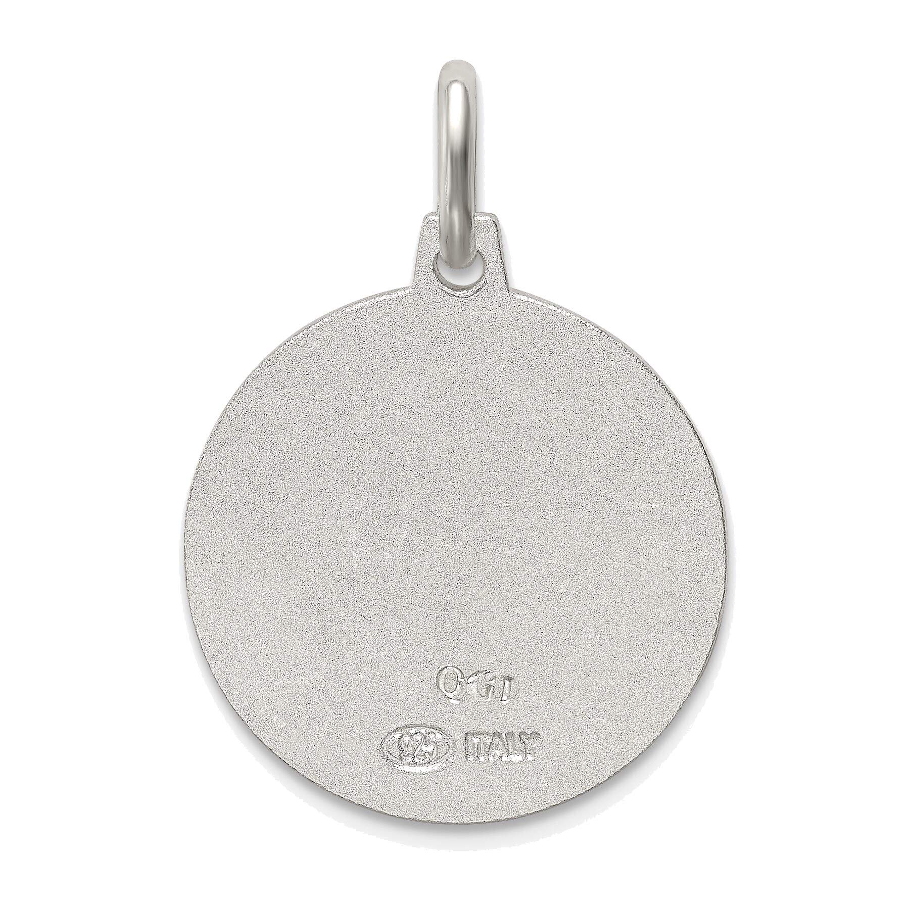 Sterling Silver St. Christopher Medal - Bonyak Jewelry for Travel Protection