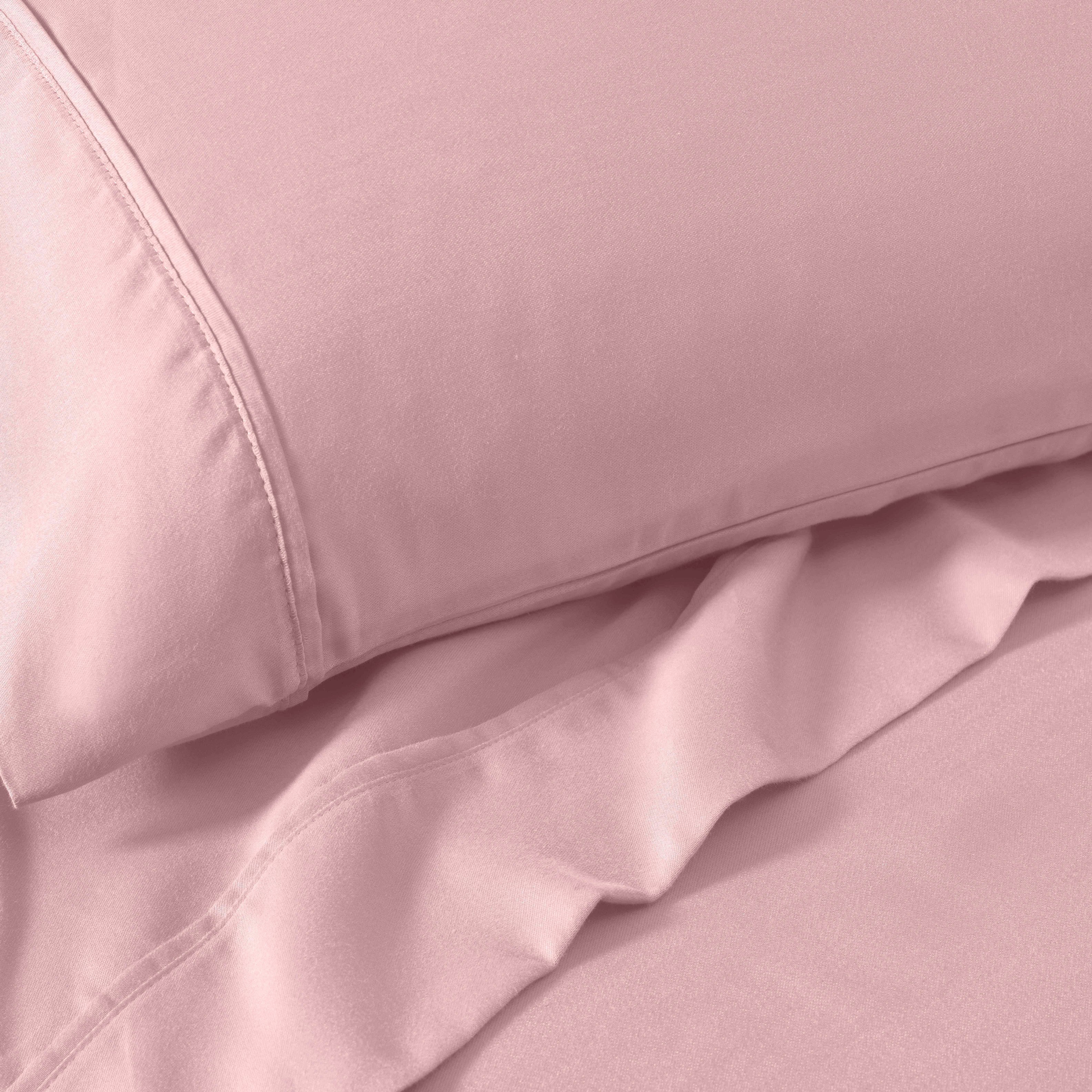 1200 Thread Count Cotton Rich Solid Deep Pocket Bed Sheet Set - Queen Size, Ultra Soft & Breathable - Perfect for Luxury Hotels, Guest Rooms & Master Bedrooms
