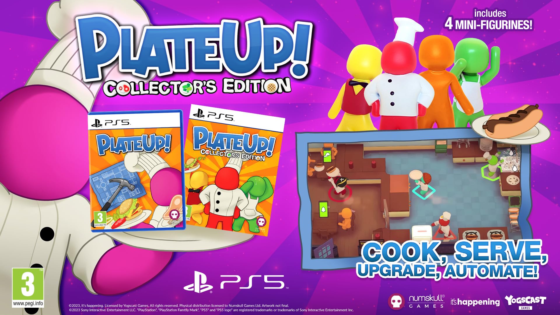 Plate Up! Collector's Edition - PS5 Game | Cooking Simulation & Restaurant Management | Perfect for Family Game Nights & Party Entertainment