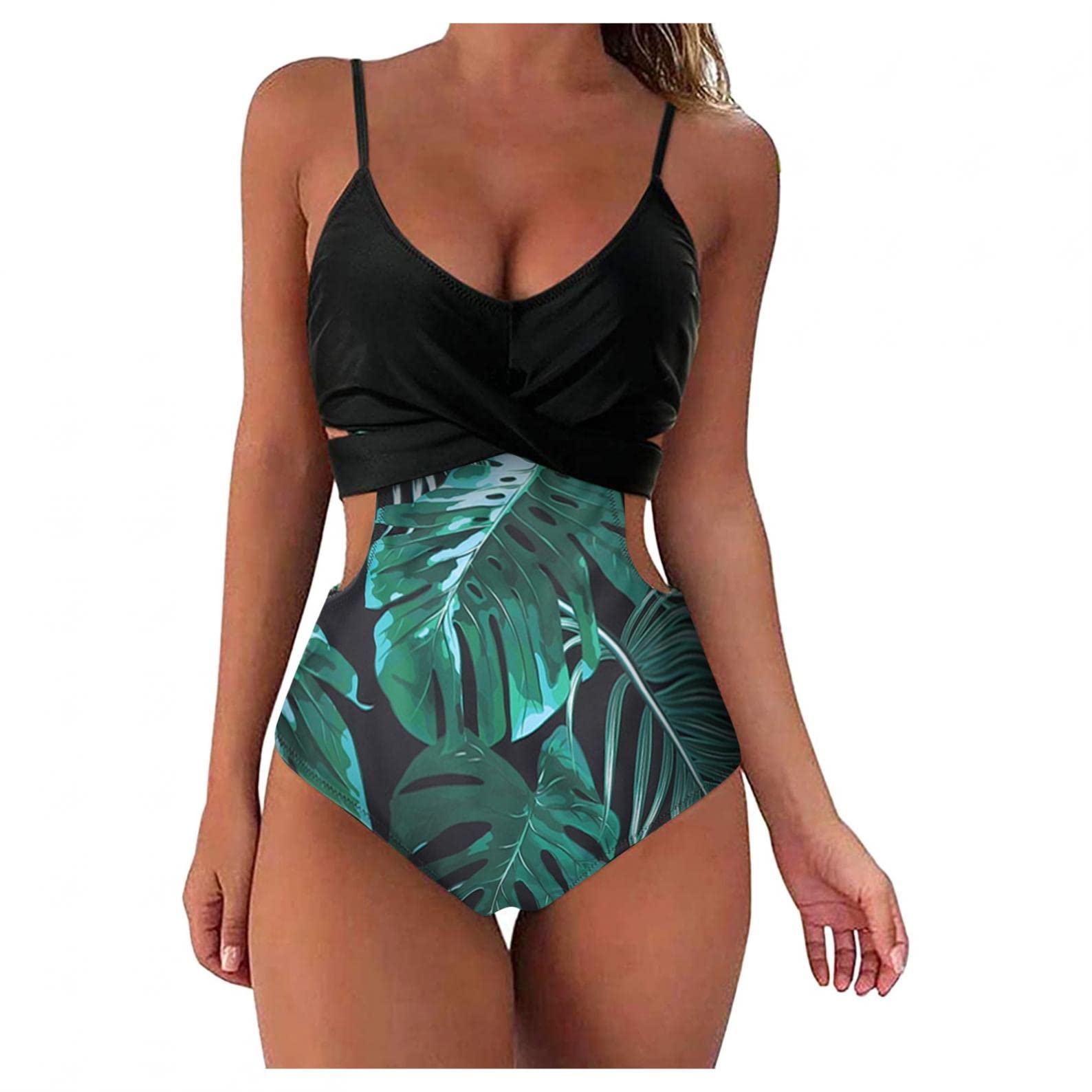 **Girls One Piece Swimsuits - Corset Halter Swimsuit High Cut Bathing Suits for Women 2024 | Beachwear, Pool Party, Summer Vacation**