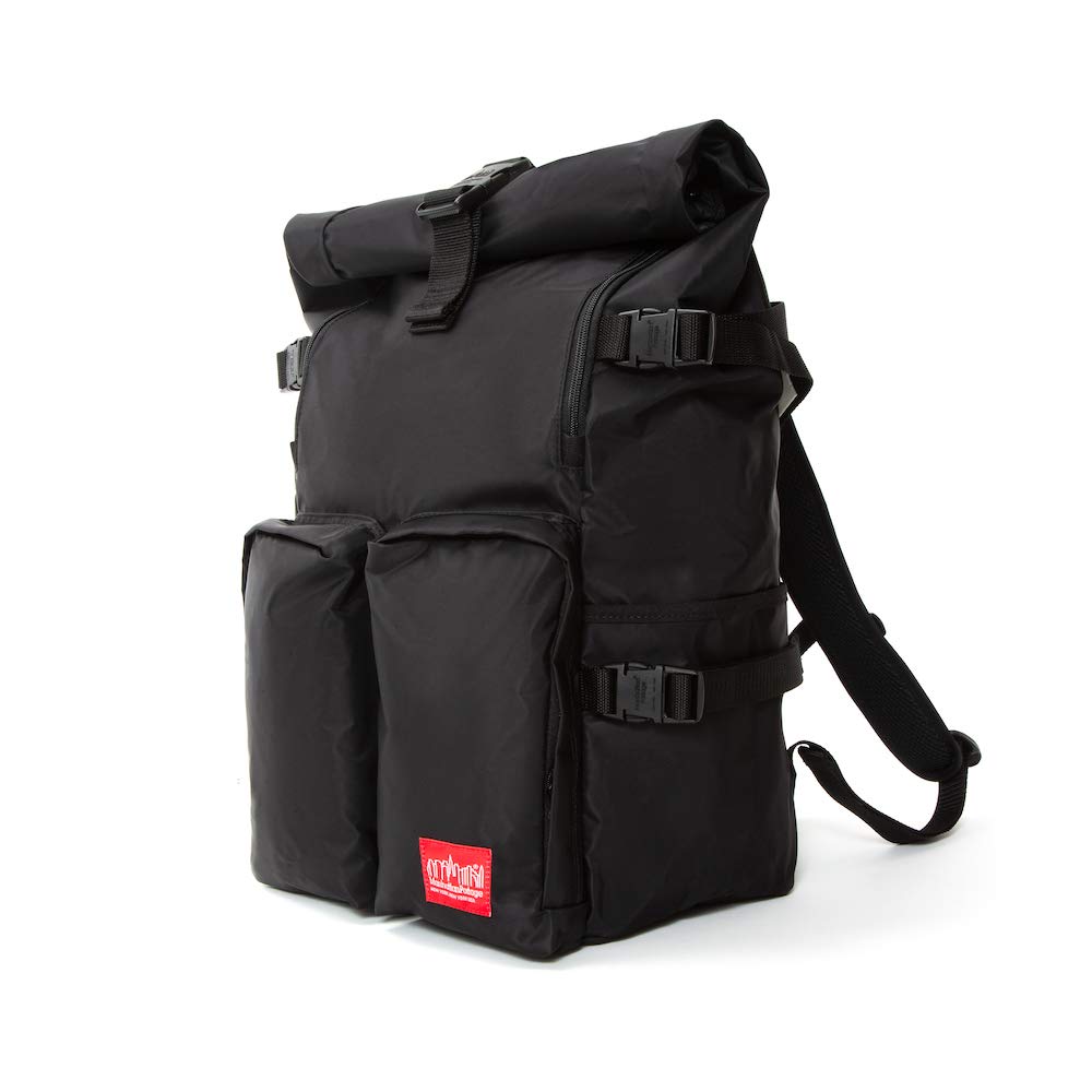 Manhattan Portage Flight Nylon Focus Backpack - Black | Lightweight Durable Travel & Commuter Backpack for Work, School & Outdoor Adventures