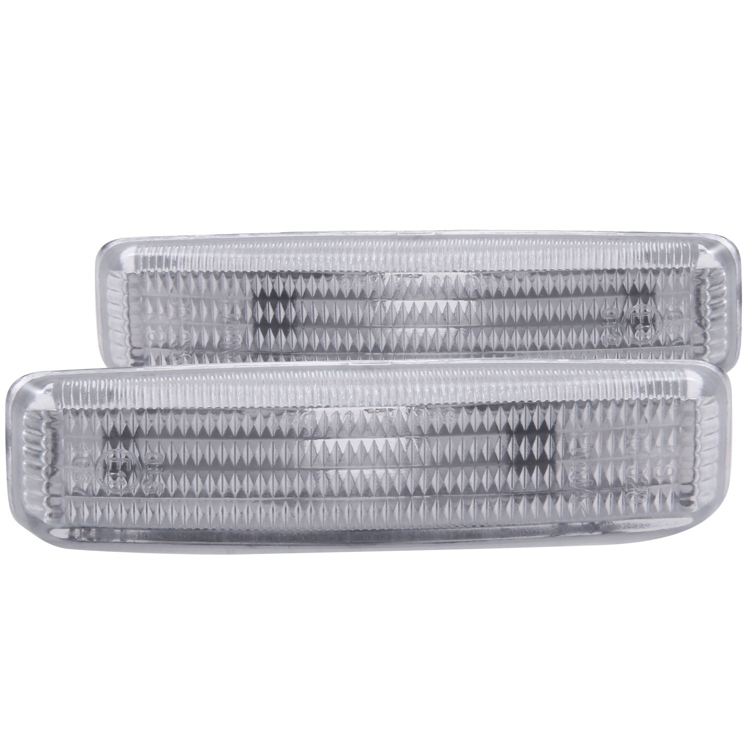 Anzo USA 511026 Clear Side Marker Light Assembly for BMW - Pair (Left & Right) - Easy Installation & Bright Visibility - Perfect for Night Driving & Car Customization