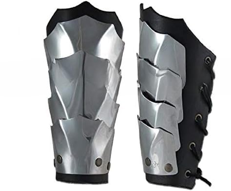 Medieval Elf Armor Bracers - Steel Halloween Costume Accessories for Cosplay, LARP & Renaissance Fairs | NauticalMart
