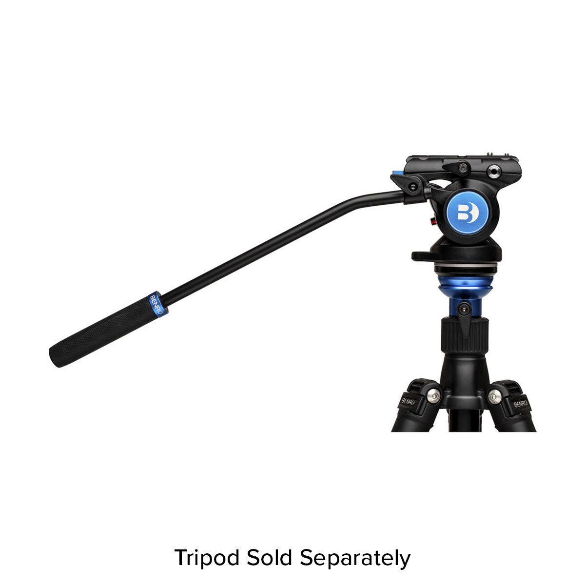 Benro S4PRO Fluid Video Tripod Head - Professional 75mm Bowl Camera Mount for DSLR & Mirrorless - Smooth Pan & Tilt for Videography, Live Streaming & Film Making