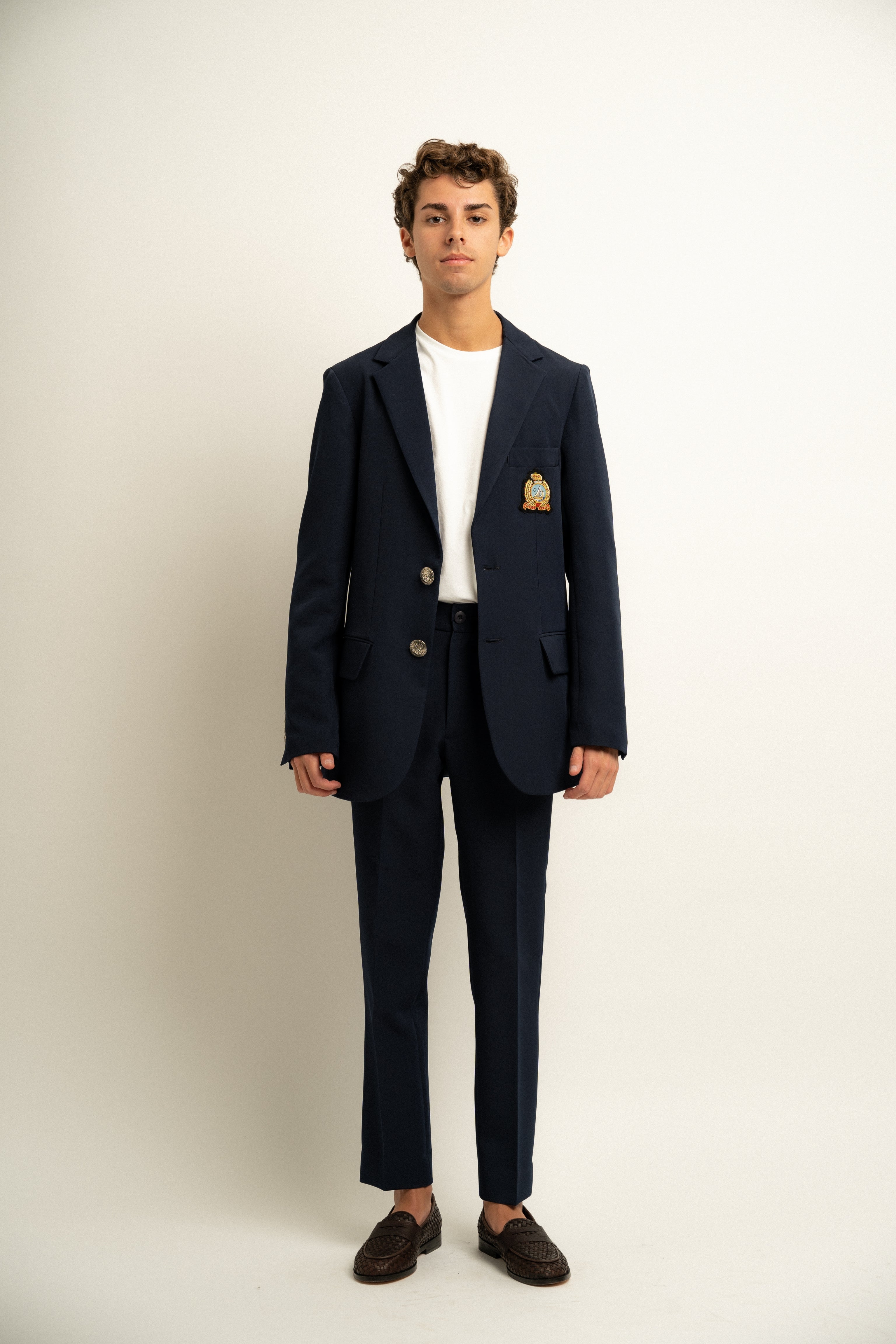 Premium Newport Navy Blazer for Men - Classic Slim Fit Single-Breasted Business Jacket | Perfect for Office, Weddings & Formal Events