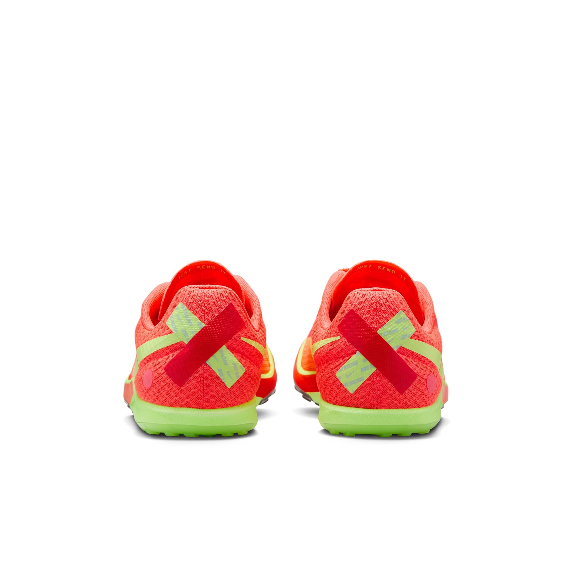 Nike Unisex Zoom Rival XC 6 Running Shoes - 800 Hyper Orange/Lime Blast/Bright Crimson - Lightweight Cross Country Track & Trail Running Sneakers for Men and Women