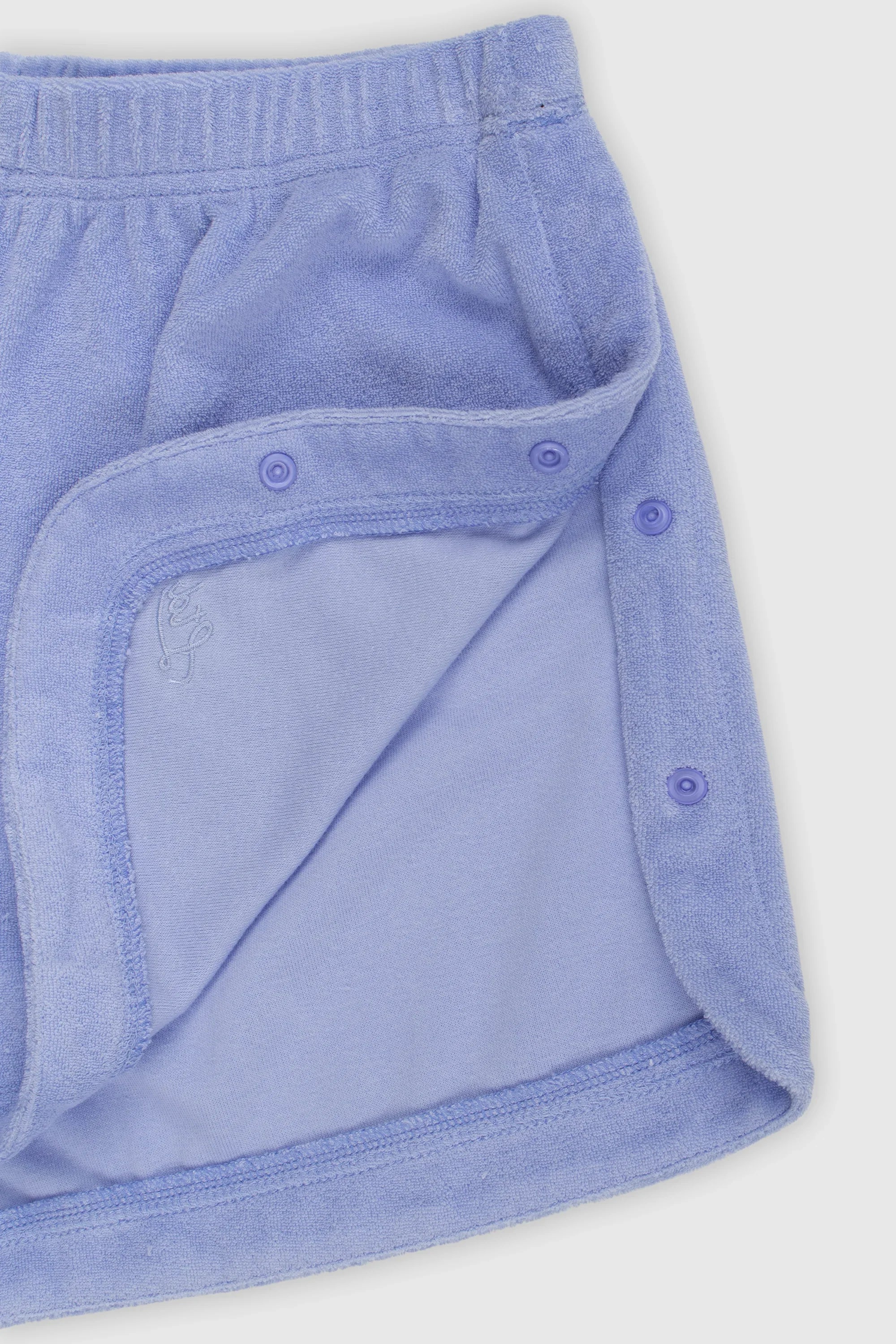 Terry Snap Shorts for Women - Comfortable Cotton Casual Shorts with Snap Closure - Perfect for Yoga, Running, and Summer Outfits