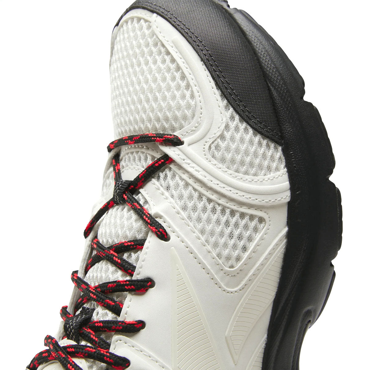 OBEY Premier Road Plus VI Sneakers - Chalk Black Red Colorway | Stylish & Comfortable Men's Running Shoes for Gym, Workout & Casual Wear