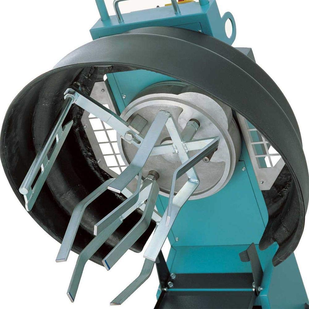 COLLOMIX XM 2 650 Heavy Duty 14-Gallon Forced-Action Mixer with 2-Speed Control & Timer - Professional Construction Material Mixer for Concrete, Mortar, Plaster - Perfect for Job Sites and DIY Projects