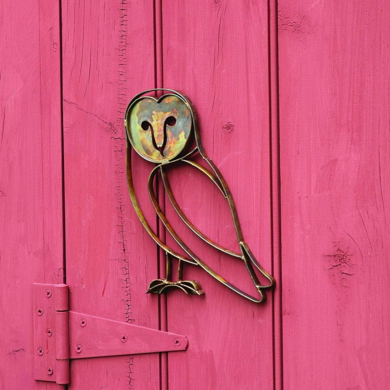 Handcrafted Barn Owl Wall Art - Rustic Wooden Home Decor for Living Room, Bedroom & Office | Unique Farmhouse Style Décor