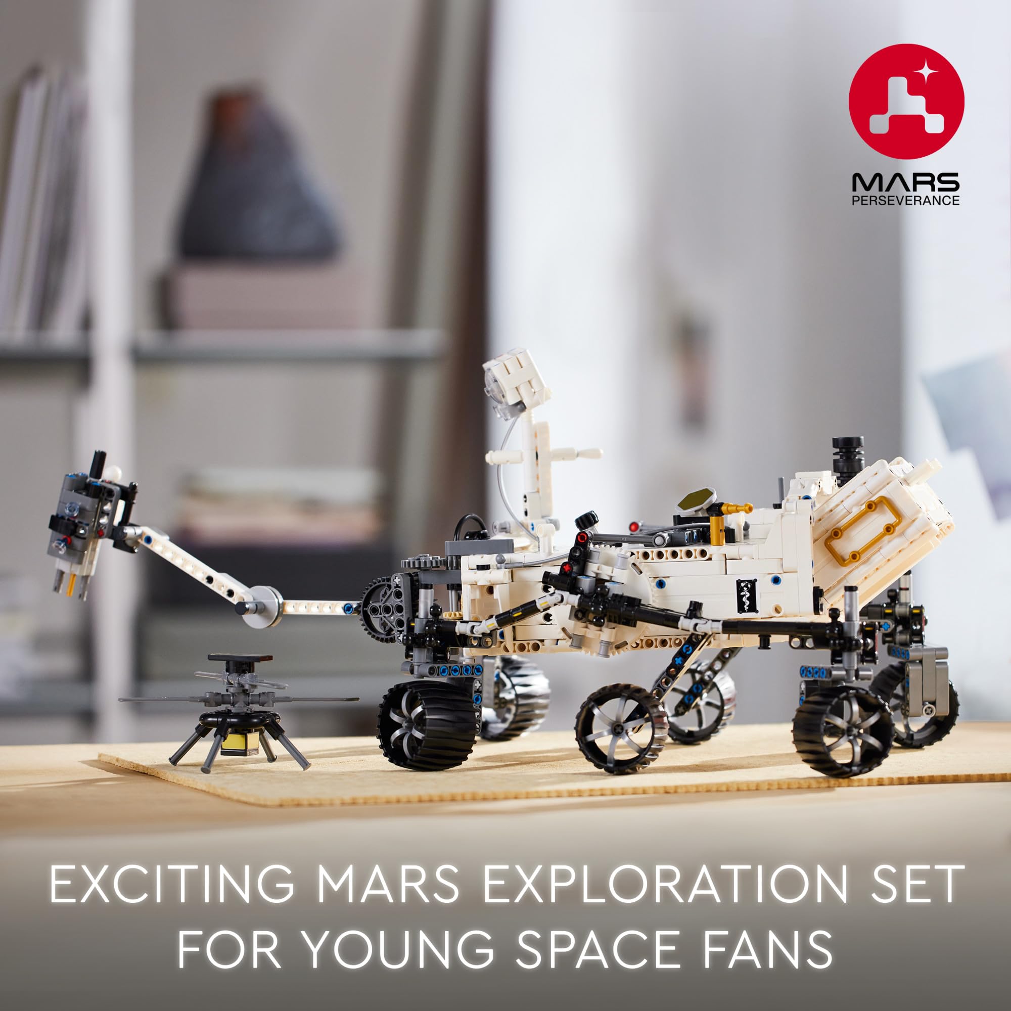 LEGO Technic NASA Mars Rover Perseverance Building Kit with Ingenuity Helicopter - STEM Educational Toy for Kids Ages 10+ | Perfect for Science Projects, Engineering Gifts & Space Exploration Enthusiasts