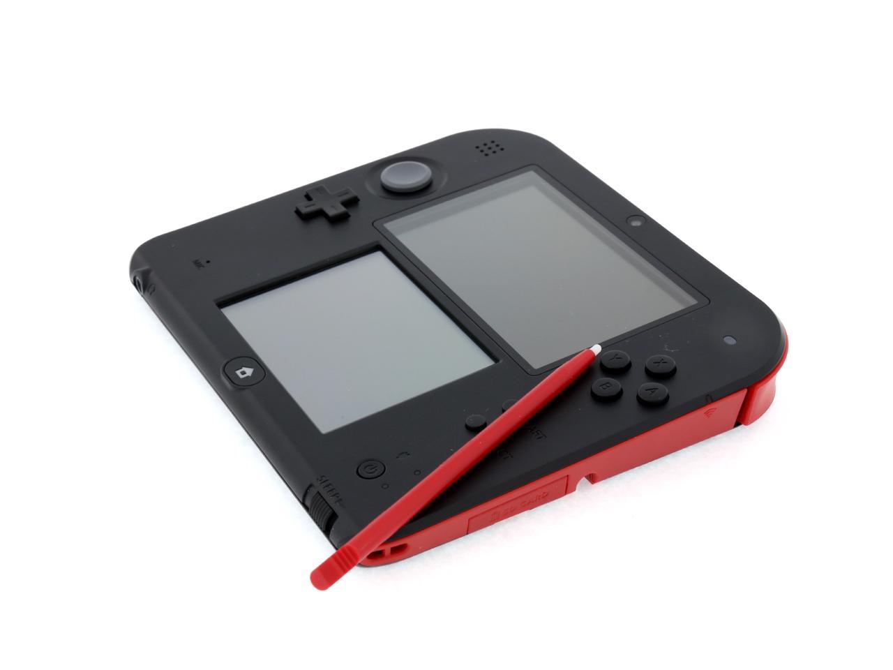 Nintendo 2DS Handheld Gaming Console - Red & Black Edition | Portable Game System for Kids & Adults | Play On-The-Go, Travel & Home Entertainment
