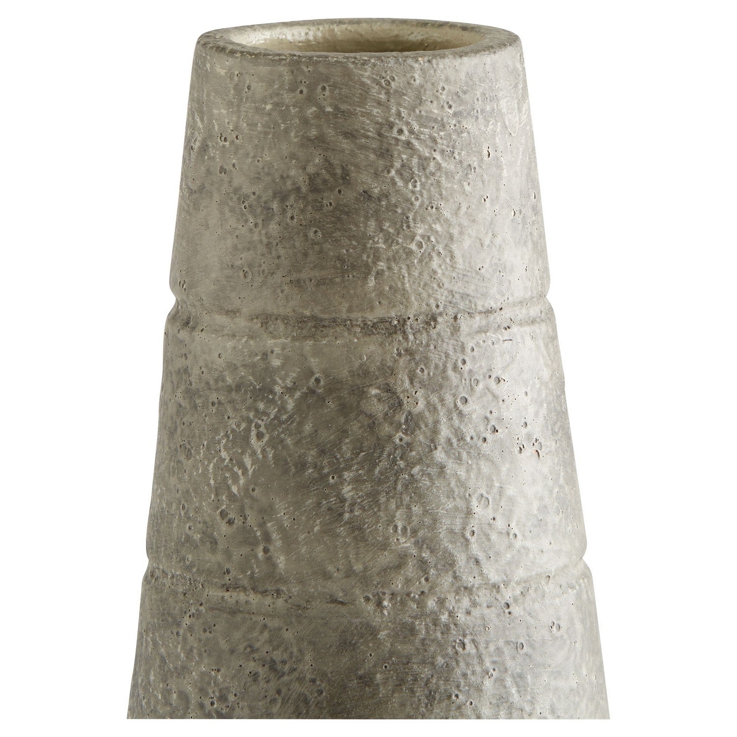Cyan Design 11578 Thera Vase - Small Grey Ceramic Vase for Home Decor, Wedding Centerpieces & Tabletop Display
