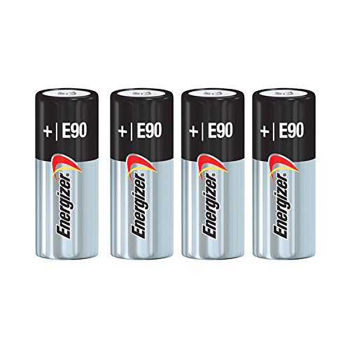 Energizer E90 Alkaline Batteries 1.5V LR1 N Size - 4 Pack for Hearing Aids, Calculators & Small Electronics - Long-Lasting Power Supply