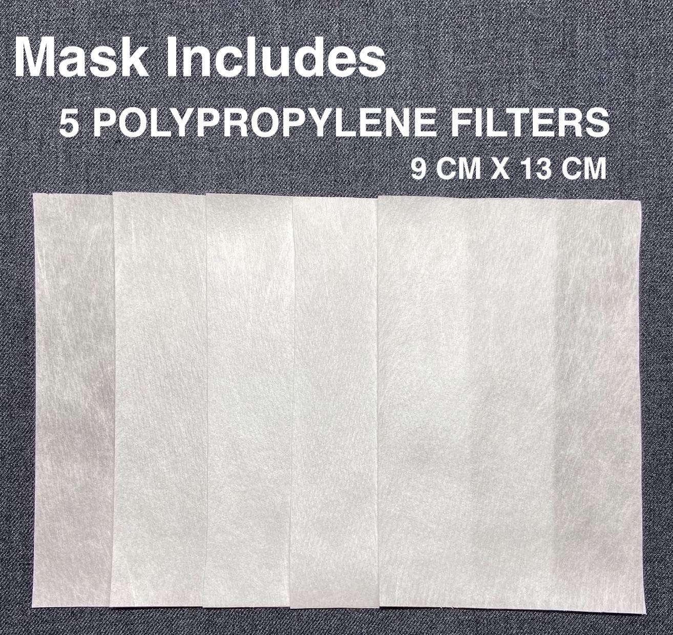 USA Safety Face Mask Double Layers Adult Face Mask, 100% Cotton Reusable Washable Cloth Face Cover with Prints - Made in USA (Adult, FM80) - Perfect for Daily Commute, Shopping & Travel Protection