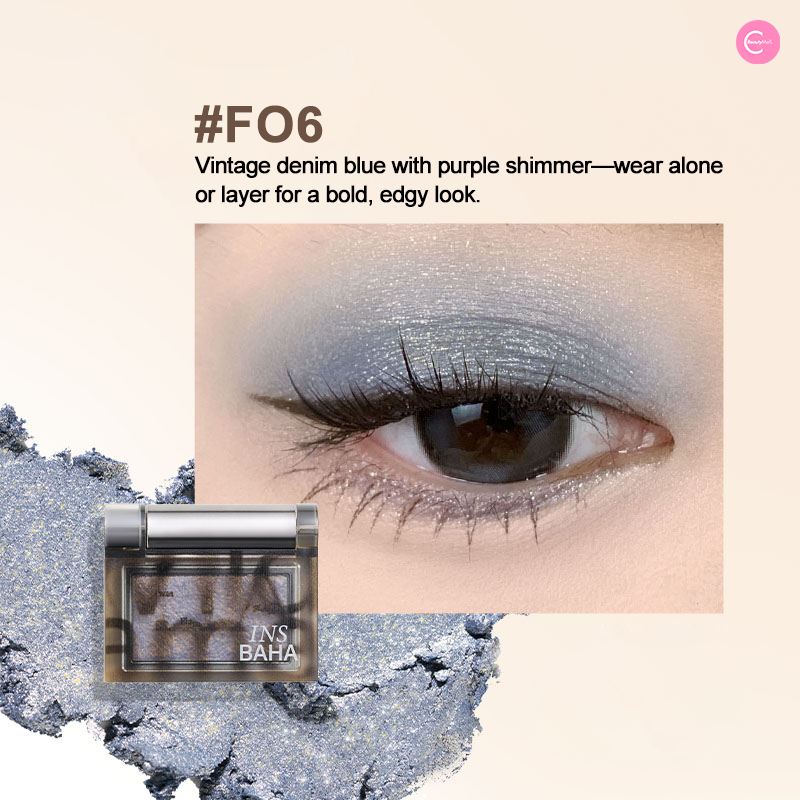 INSBAHA Wild Flame Mono Eyeshadow - Highly Pigmented Single Eyeshadow for Dramatic & Bold Makeup Looks - Perfect for Parties, Night Out & Special Occasions