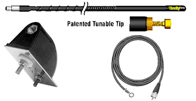 Firestik NGP Side Mount CB Antenna Kit - Heavy Duty 3ft Fiberglass Antenna for Truck, Jeep & RV - Off-Road Communication & Emergency CB Radio Setup