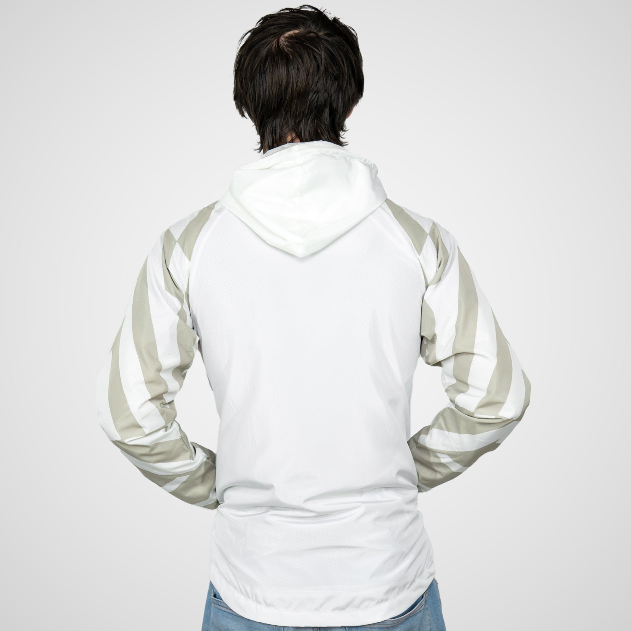 Brooklyn FC White Windbreaker Jacket - Lightweight Waterproof Running Jacket for Men & Women - Perfect for Outdoor Sports, Jogging, and Casual Wear